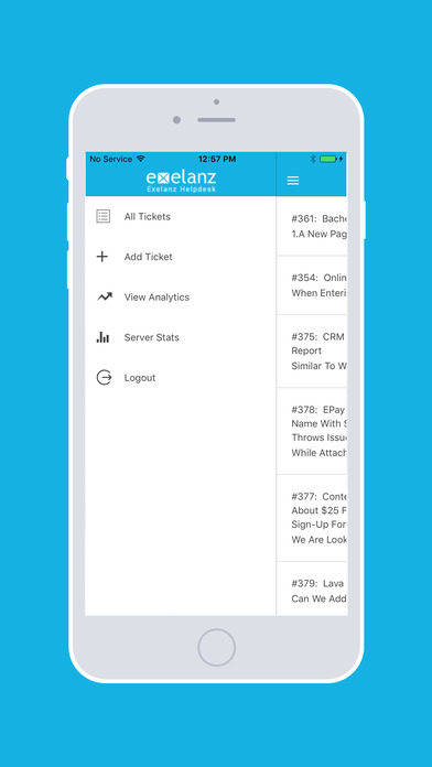 Exelanz Helpdesk screenshot 4