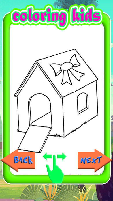 Drawing Book Free House Coloring Pages screenshot 2