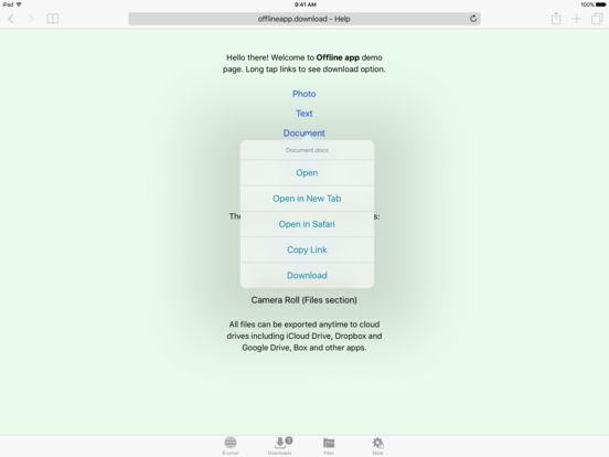 Screenshots of File Manager for Web Cloud Drive for iPad