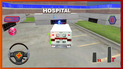 Ambulance Rescue Wagon Fast Service 3d - Pro screenshot 4