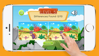 Kid Dinosaur World puzzle games -Find Differences screenshot 3