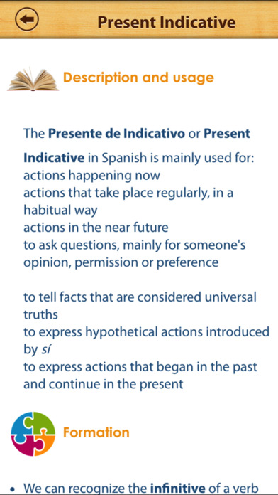 Spanish Grammar for English Speakers Lite screenshot 3