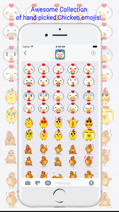 ChickenMoji - Chicken Emoji Set Keyboard screenshot 3