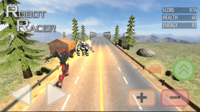 Robot Racer : Endless Mecha Fighting on Highway screenshot 3