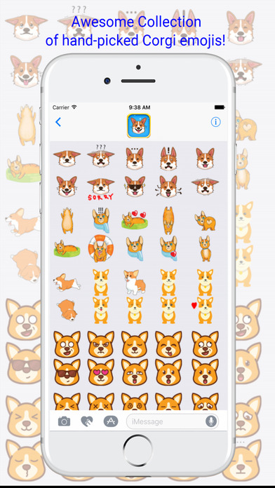 CorgiMoji - Cute Corgi Dog Emojis Keyboard screenshot 3