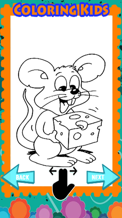 Little Mouse Coloring Page Games Education screenshot 2