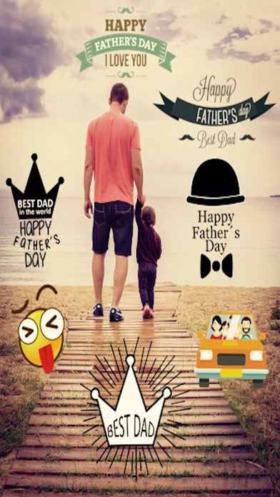 Father's Day Photo Editor-Add Sticker,Text & Frame screenshot 3