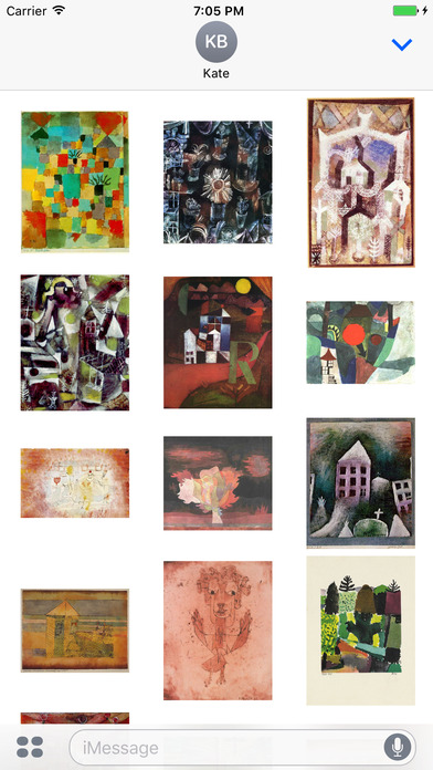 Paul Klee Artworks Stickers screenshot 3