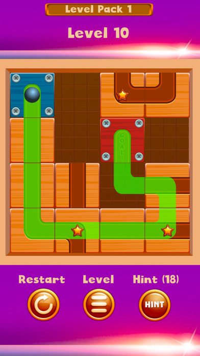 Roll Unblock - Slide The Ball Puzzle screenshot 2