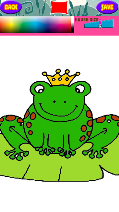 Little Frog Games Coloring Book Learning screenshot 2