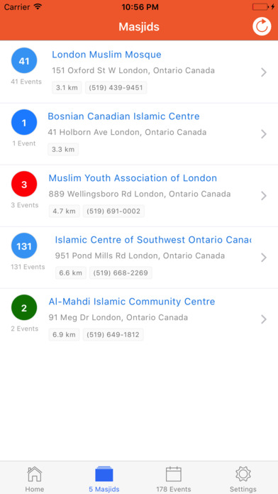 Masjid Events screenshot 2