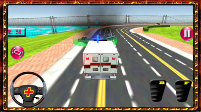 Ambulance Rescue Wagon : Simulator Drive 3D - Pro screenshot 4