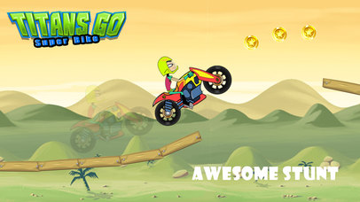 Titans Motocross Go Super Teen Hero Racing screenshot 2