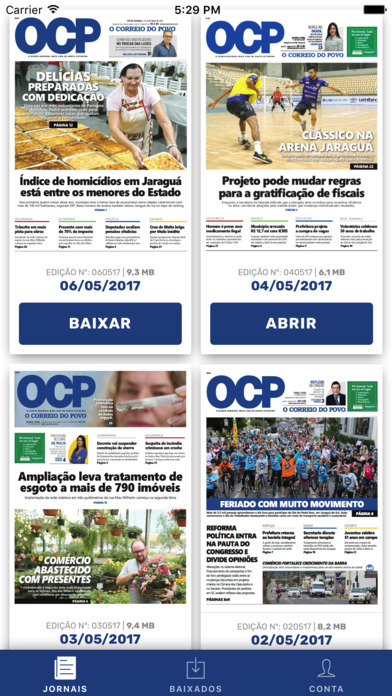 Jornal OCP screenshot 2
