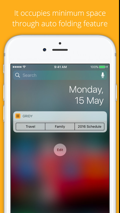 App Store Screenshot of GRIDy - Photo Widget : GIF support