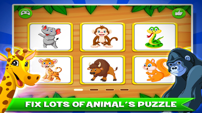 Kids Animal Game - Puzzle Game For Kids screenshot 3