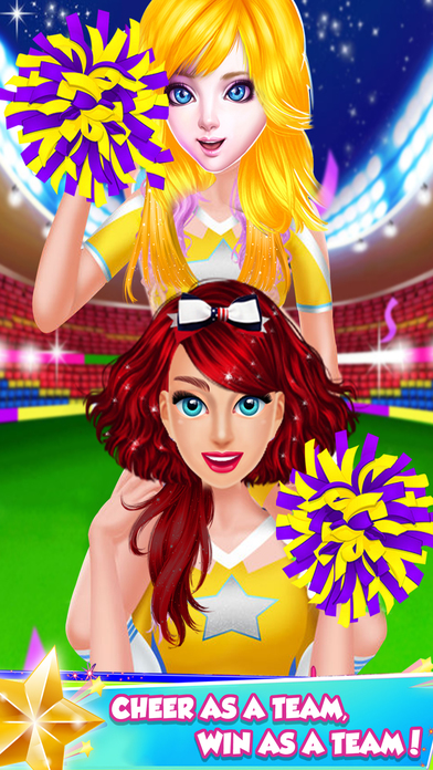 All-Star Cheerleader Dress up Games for Girl screenshot 2