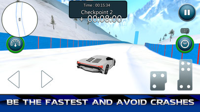 Snow Glide Car Driver screenshot 2