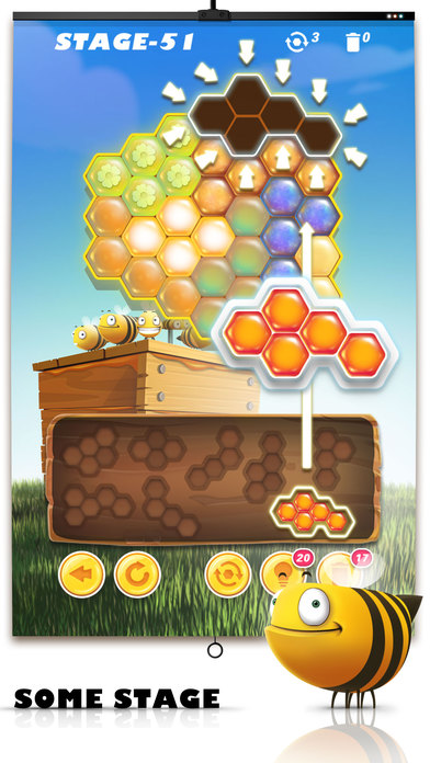 Bee Nest Puzzle - Hexagon Block Game screenshot 2