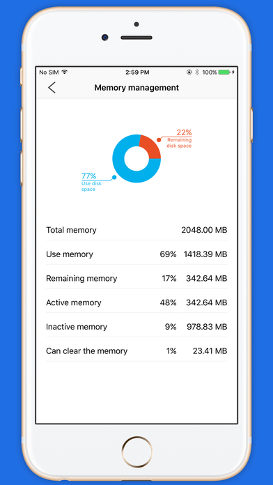 System Monitor - CPU, battery, memory status screenshot 3