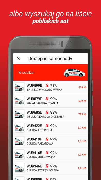 Panek Car Sharing screenshot 4