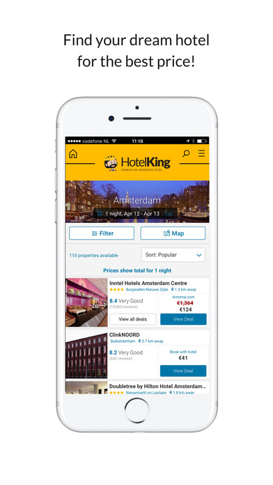 HotelKing - Hotel Deals screenshot 2