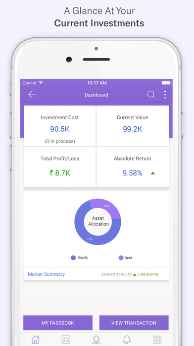 MySIPonline - Mutual Fund App screenshot 2