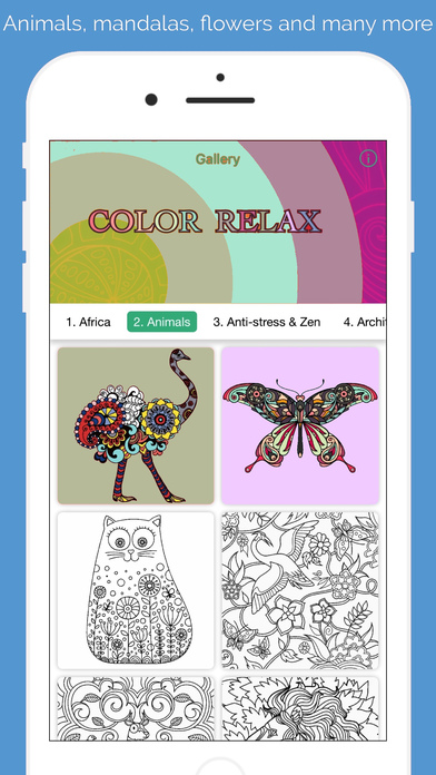 Rest Color - Adult Coloring Book 2017 screenshot 3