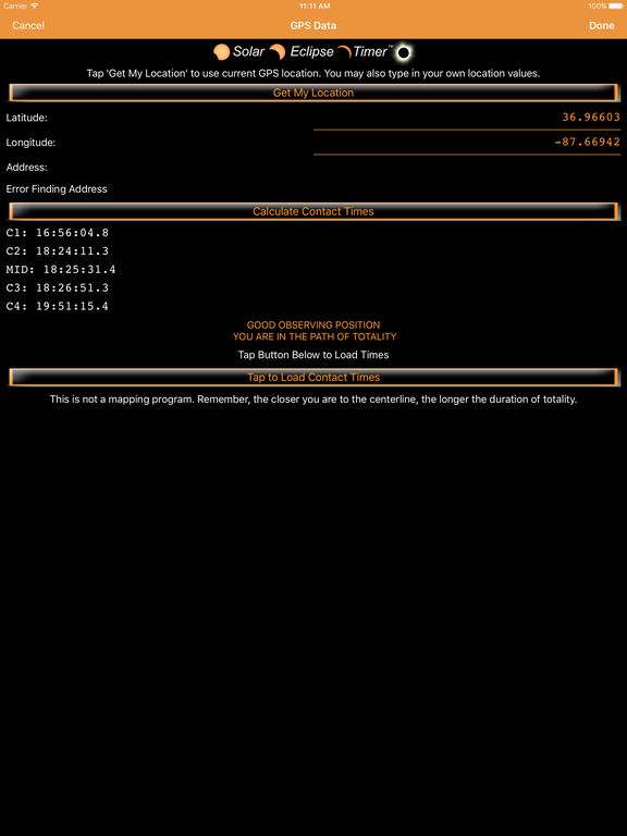 Solar Eclipse Timer screenshot 7