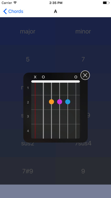 Guitar Chord Diagrams screenshot 3