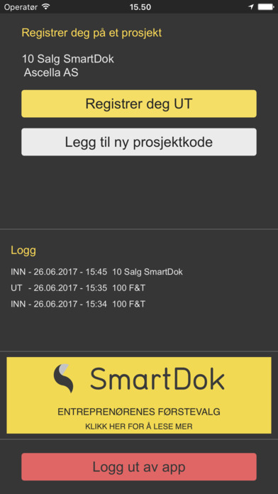 SmartDok UE - mannskapsliste screenshot 2