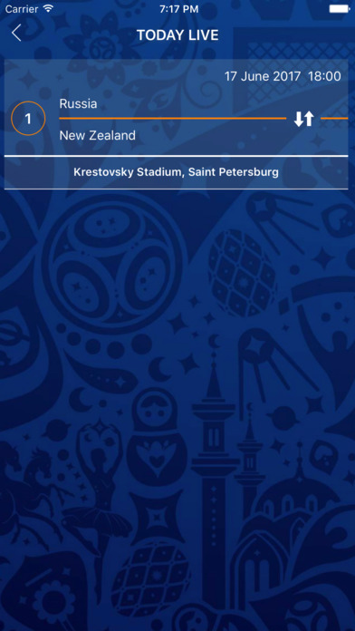 Schedule of Confederations Cup 2017 screenshot 4