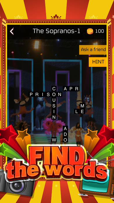 Puzzle Finder for TV Shows Word Lite screenshot 2