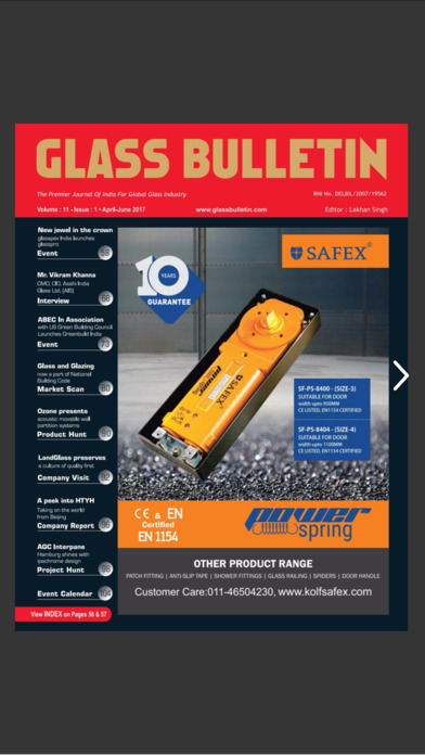 Glass Bulletin screenshot 2