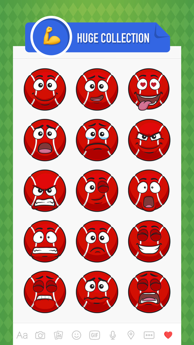 CricMoji - cricket emoji & stickers for iMessage screenshot 2