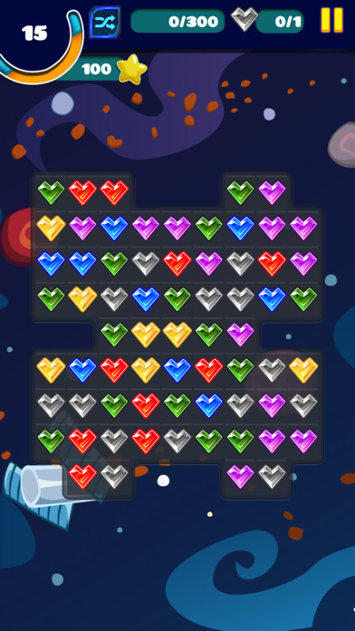 Star Crush Galaxy Puzzle Matching Games screenshot 2