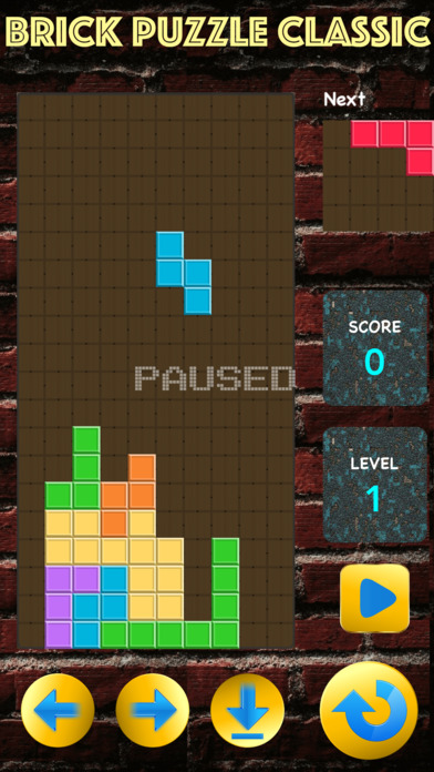 Block Brick Brain Teaser - Falling Bricks in Rush screenshot 4