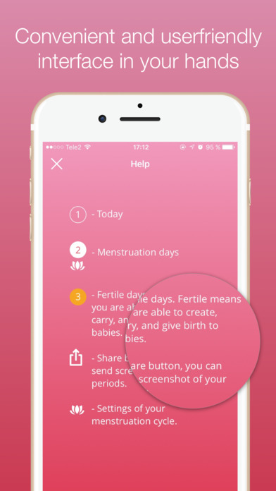 Lotus Period Tracker - Women’s menstrual calendar screenshot 3
