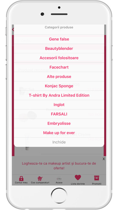 Andra Cosmetics App screenshot 3