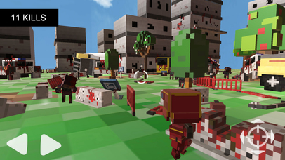 Cube Strike Hero : Zombie Attack screenshot 3