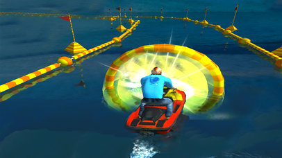 Floating Motor-Boat Surfer Drive screenshot 2