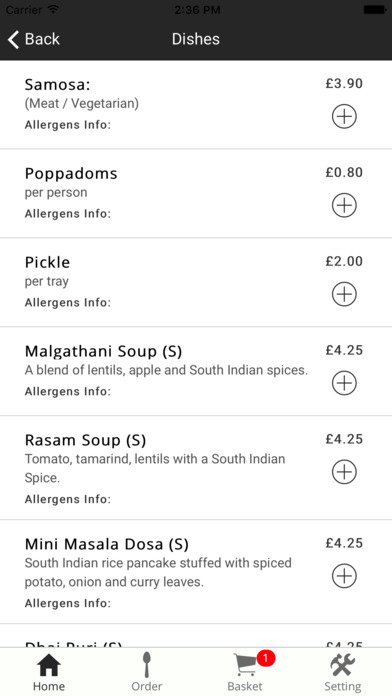 Goa Exemplary Indian Cuisine screenshot 2