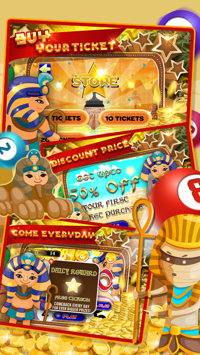 Super Pharaoh Bingo In Vegas screenshot 2