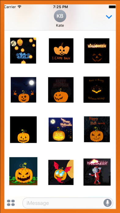 Halloween GIF Stickers screenshot 3