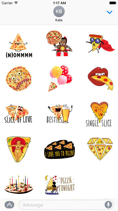 Pizza Forever Sticker - Pizza Is My Bae screenshot 2