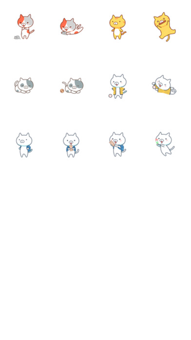 Kawaii cat stickers - useful in variety of ways screenshot 4