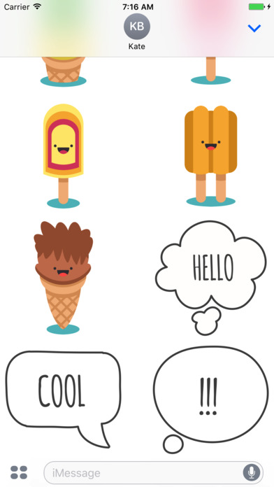 Ice Cream Emojis screenshot 4