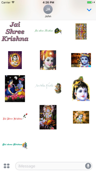 Animated Radha Krishna Sticker screenshot 2