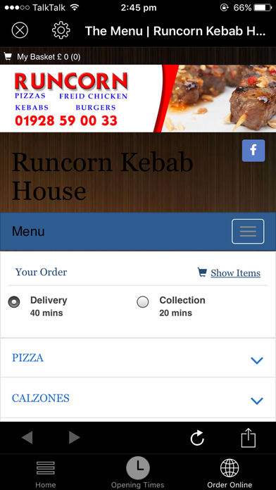 Runcorn Kebab House. screenshot 2