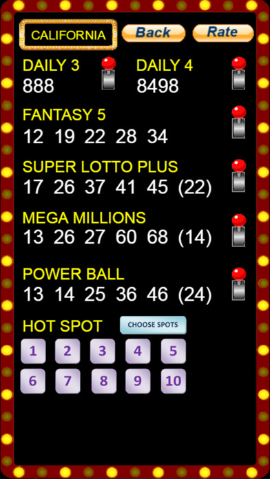 Lotto Number Generator US screenshot 3